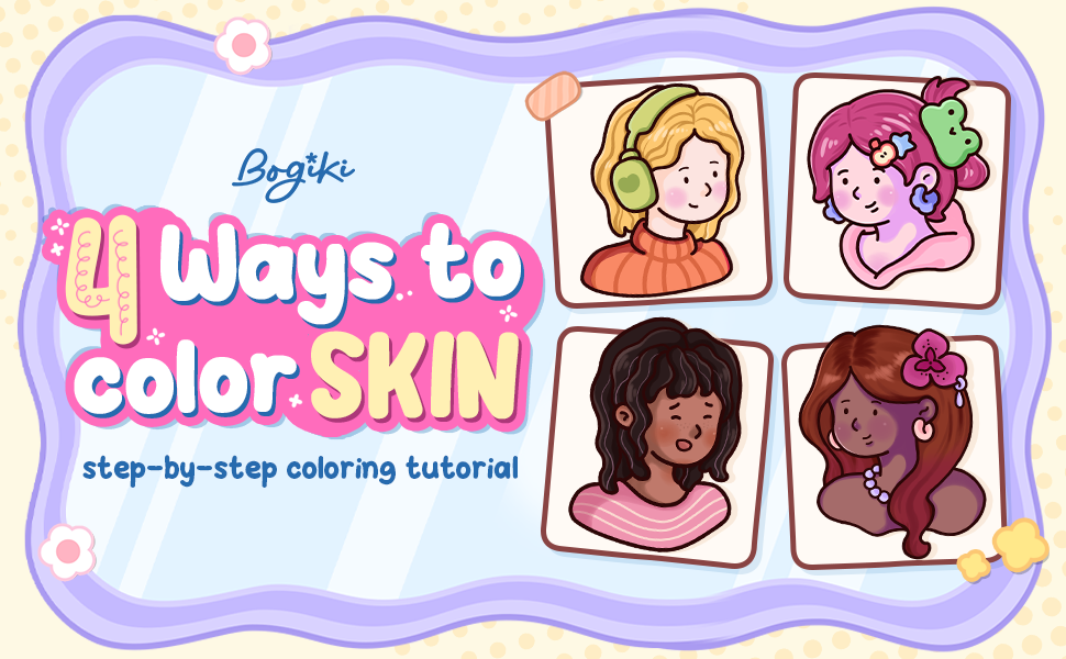 Perfect Skin Coloring 4 Easy Skin Tone Coloring Ways for Coloring Books
